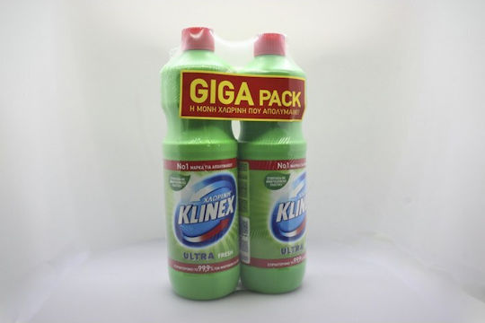 Klinex Ultra Χλωρίνη Fresh 1250ml 2τεμ
