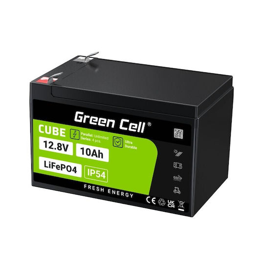 Green Cell Μπαταρία Λιθίου-Φωσφόρου 10Ah 12.8V 128Wh