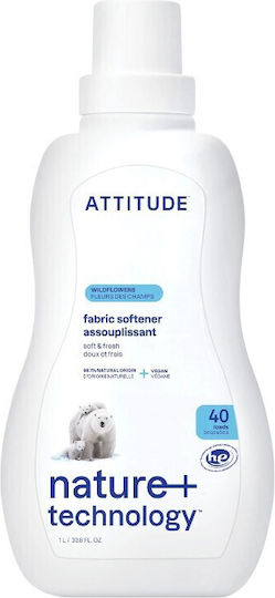 Attitude Little Ones Хипоалергенно Омекотител за дрехи с аромат Естествена грижа и аромат на свежест 1x1000мл