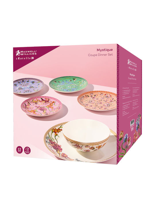 Maxwell & Williams White Porcelain Dinnerware Set 12pcs