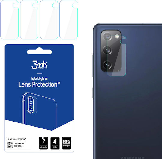 3MK Lens Protector Προστασία Κάμερας Tempered Glass Διάφανο για το Galaxy S20 FE