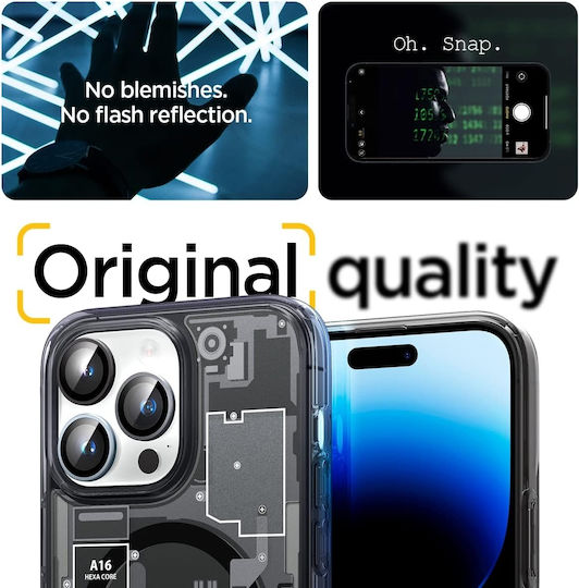 Spigen Optik Pro EZ Fit Camera Protection Tempered Glass Zero One for the iPhone 14 Pro / 14 Pro Max
