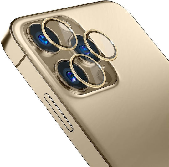 3MK Camera Protection Tempered Glass Gold for the iPhone 14 Pro / 14 Pro Max