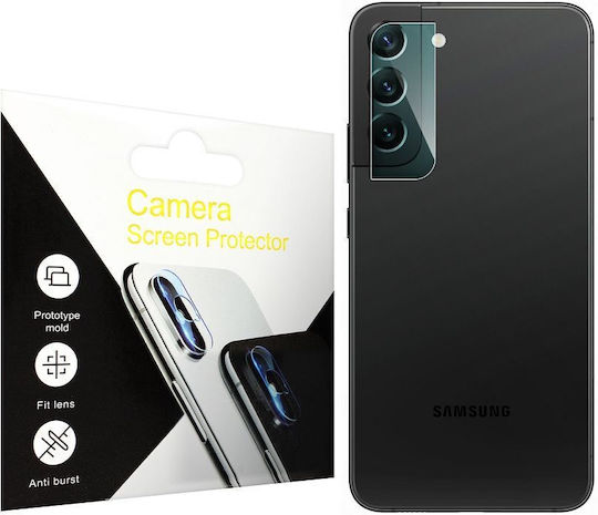 Smartfits Camera Protection Tempered Glass Black for the Galaxy S22+ 5G