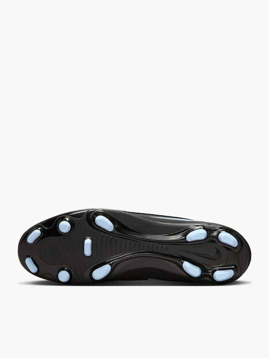 Nike Phantom 6 Low Club Ποδοσφαιρικά Παπούτσια με Τάπες Μαύρα