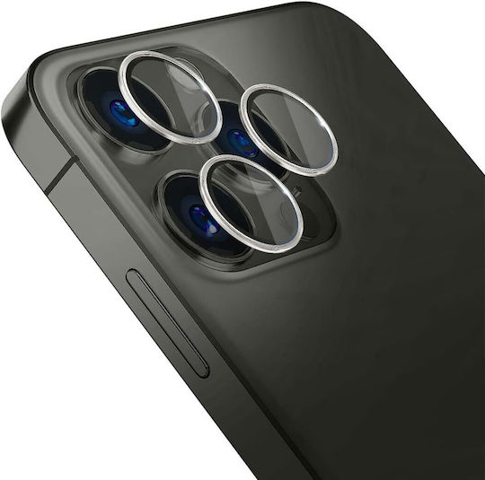3MK Camera Protection Tempered Glass Silver for the iPhone 15 Pro Max