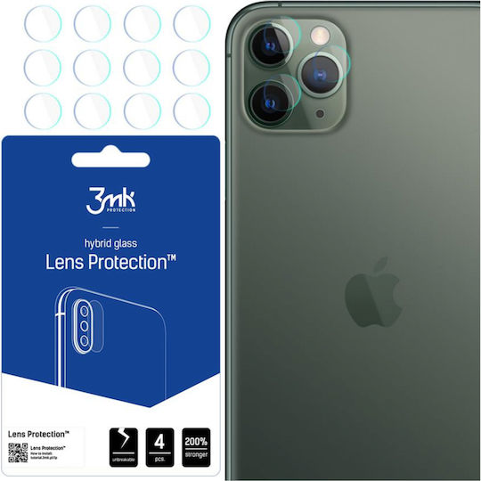 3MK FlexibleGlass Lens 4Stk Kameraschutz Gehärtetes Glas für das iPhone 11 Pro / 11 Pro Max