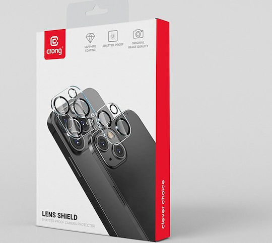 Crong Shield Προστασία Κάμερας Tempered Glass Διάφανο για το iPhone 12