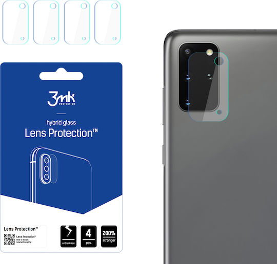 3MK Lens Kameraschutz Gehärtetes Glas Transparent für das Galaxy S20+