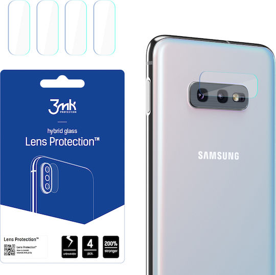 3MK Flexible Glass Lens Protector Προστασία Κάμερας Tempered Glass Διάφανο για το Galaxy S10e