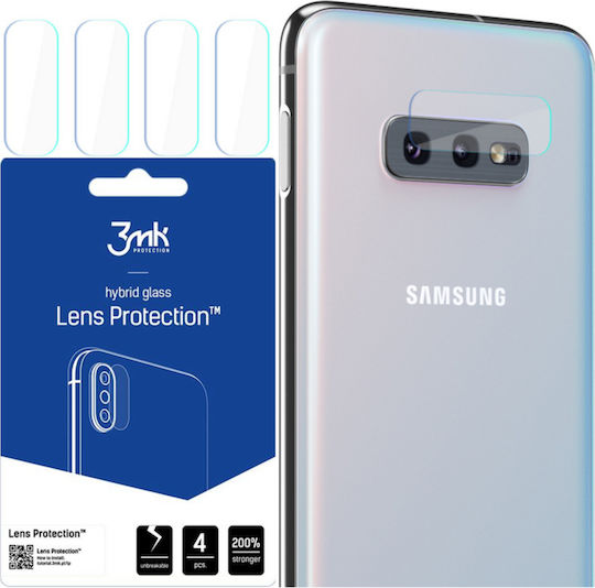 3MK Flexible Glass Lens Protector Προστασία Κάμερας Tempered Glass Διάφανο για το Galaxy S10e