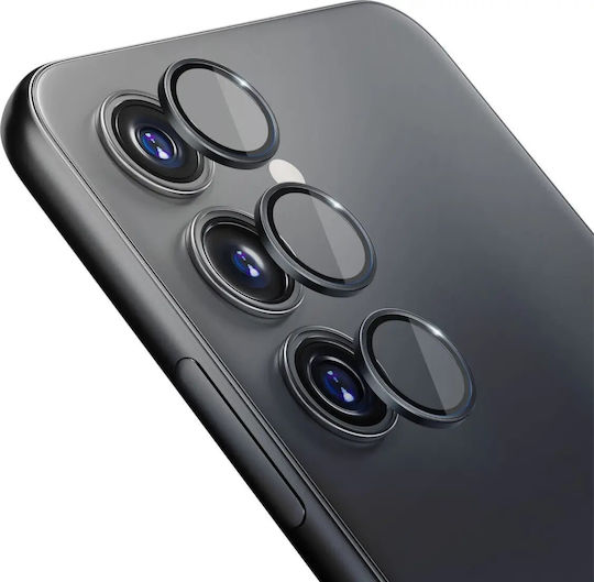 3MK Lens Protection Pro Camera Protection Tempered Glass Black for the Galaxy A34