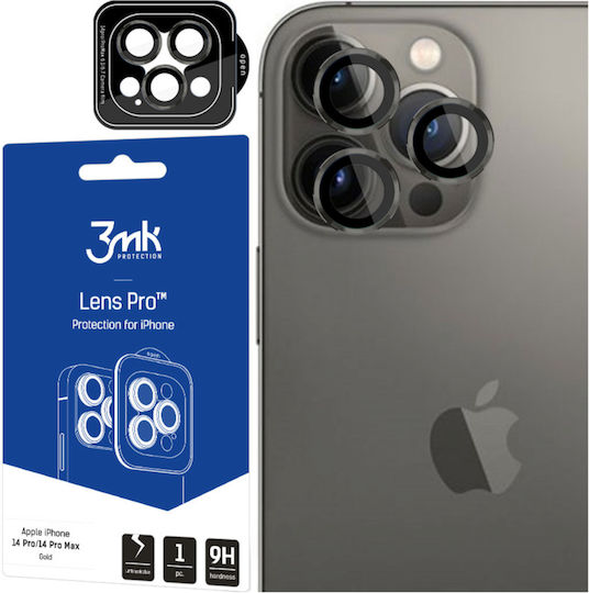 3MK Protecție Cameră Tempered Glass Graphite pentru iPhone 14 Pro / 14 Pro Max - iPhone 14 Pro / 14 Pro Max
