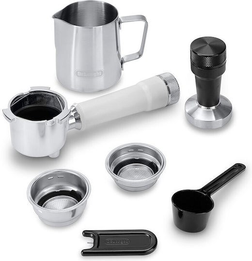De'Longhi Dedica Duo Espresso Machine 1450W 15bar Pressure White