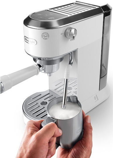 De'Longhi Dedica Duo Espresso Machine 1450W 15bar Pressure White