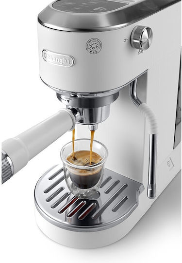 De'Longhi Dedica Duo Espresso Machine 1450W 15bar Pressure White