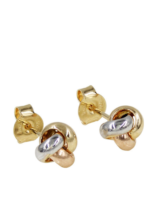 Roloi Kaliamanis Ohrringe aus Gold 14K Roloi Kaliamanis Ohrringe aus Gold 14K