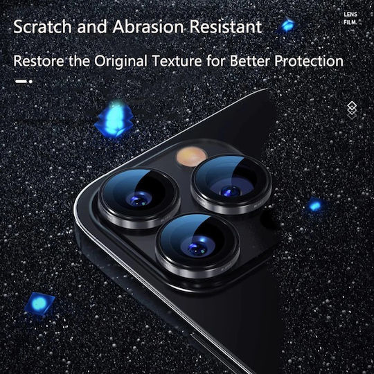 Blueo Lens Glass Προστασία Κάμερας Tempered Glass Χρυσό για το iPhone 16 Pro, iPhone 16 Pro Max