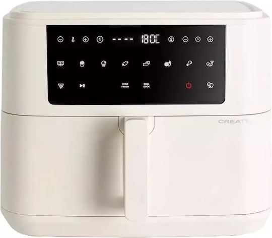 Create Air Fryer με Διπλό Αποσπώμενο Κάδο 10lt Μπεζ