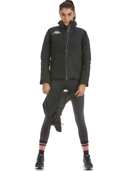 Kappa 165649-0014 Feminin Jachetă pentru Schi & Snowboard Negru