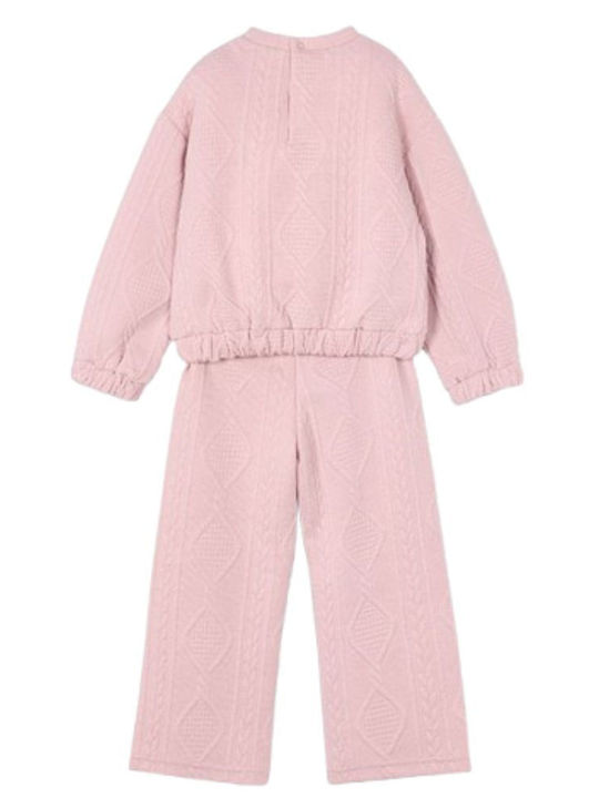 Kids' Set with Pants Winter 2pcs Pink