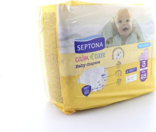 Septona Tape Diapers No. 3 for 4-9kg 28pcs