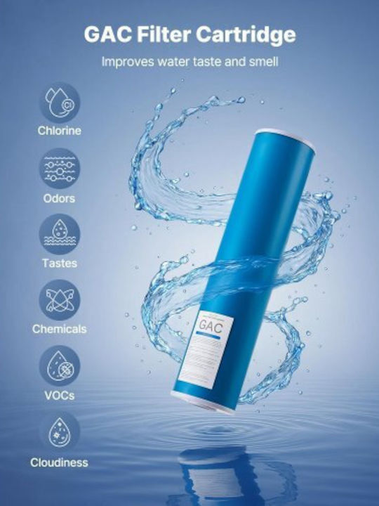 Vevor Water Filter Replacement made of Activated Carbon 5 μm