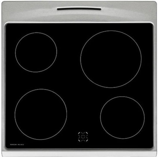 Hansa Cooker 65lt with Ceramic Hobs W50cm. Inox