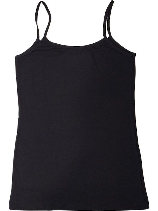 Gd006 Women's T-Shirt with Spaghetti Strap Black