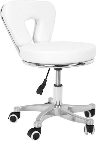 Salon Tech Räder Friseursalon- und Spa-Hocker Weiß