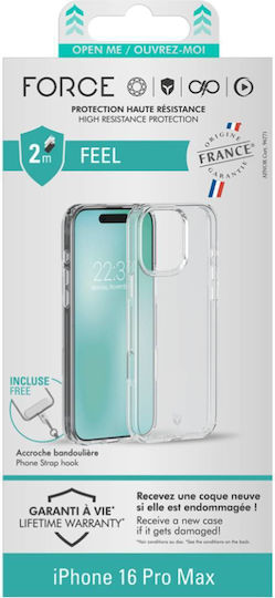 Force Case Protective Cover Iphone 16 Pro Max Reinforced Transparent