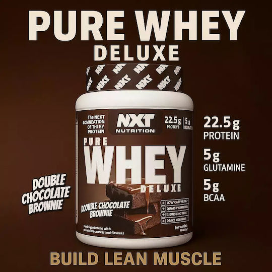 Nxt Nutrition Pure Whey Deluxe Πρωτεΐνη Ορού Γάλακτος με Γεύση Brilliantly Biscuity 510gr