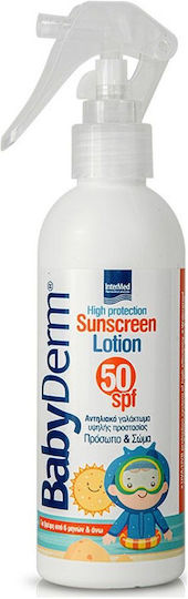 InterMed Babyderm Waterproof Baby Sunscreen Spray SPF50 200ml