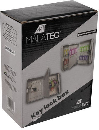 Malatec Metallic Wall Key Hook with Lock 16x7.7x20cm