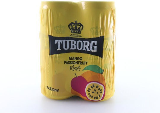 Αναψυκτικό Mango & Passionfruit Tuborg (4x330 Ml)