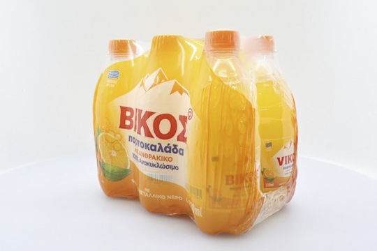 Vikos Suc de portocale cu carbonatare în Sticlă 6x330ml