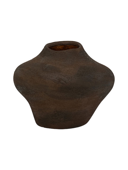 Urban Nature Culture Amsterdam Διακοσμητικό Βάζο Κεραμικό Καφέ Φ25xΥ30cm