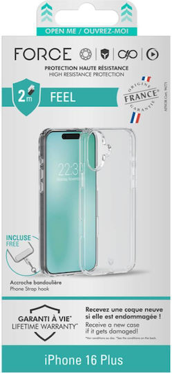 Force Case Protective Cover Iphone 16 Plus Reinforced Transparent