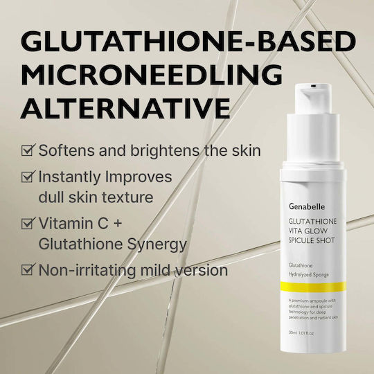Genabelle Glutathione Vita Glow Spicule Serum Face for Radiance 30ml