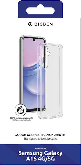 Bigben Калъф Galaxy A16 4g 5g Гъвкав Silisoft Антижълт Прозрачен