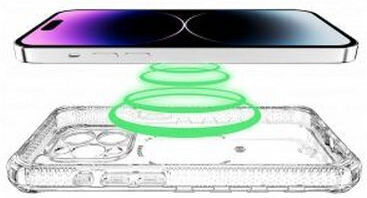 Itskins Supreme R Husa Transparentă Întărită Compatibilă Cu Magsafe Iphone 15 Pro