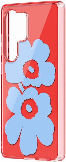 Samsung Cover Samsung Galaxy S25 Ultra Floral Pattern Unikko Red