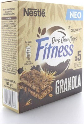 Baton Granola Fitness Ciocolată 5x38gr