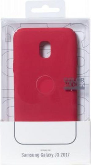 Farbblock Handyhülle Galaxy J3 2017 Hart Rot