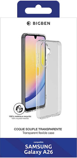 Bigben Connected Case Samsung Galaxy A26 Supple In Tpu Anti-yellowing Transparent