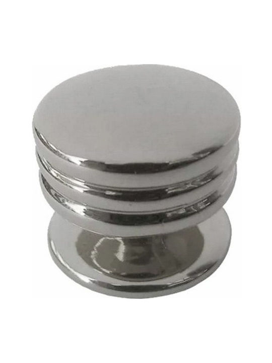 Import Hellas 6070 Knob Furniture made of Metallic Nickel D23mm 6070 1pcs