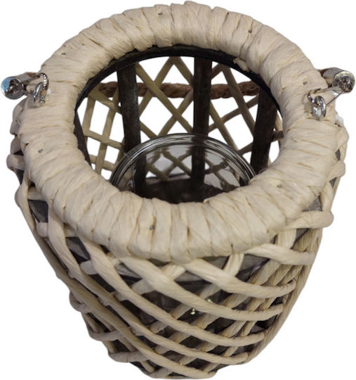 keleman Rope Lantern Brown 16x16x20cm