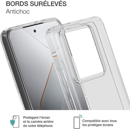 Bigben Handyhülle Xiaomi 14t Pro Flexibel Silisoft Anti-Yellowing Transparente