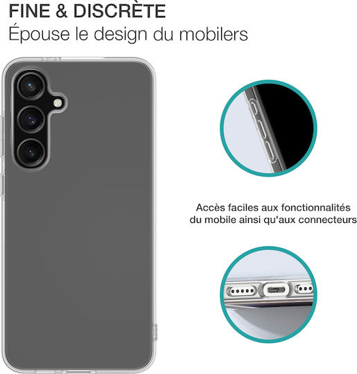 Калъф Bigben Galaxy S24 Fe Гъвкав Silisoft Антижълтеещ Прозрачен