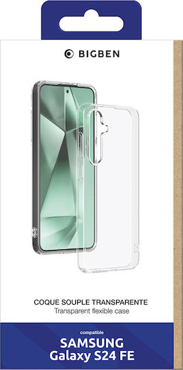 Калъф Bigben Galaxy S24 Fe Гъвкав Silisoft Антижълтеещ Прозрачен